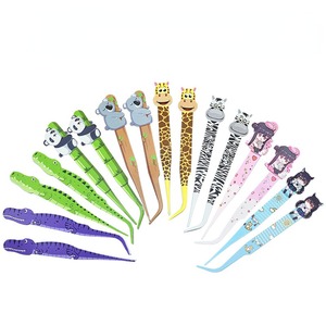 <span class=keywords><strong>Pinzas</strong></span> de Metal de dibujos animados cinta adhesiva Collage herramienta rizador de pestañas con Clip de diamante - Product Image 1