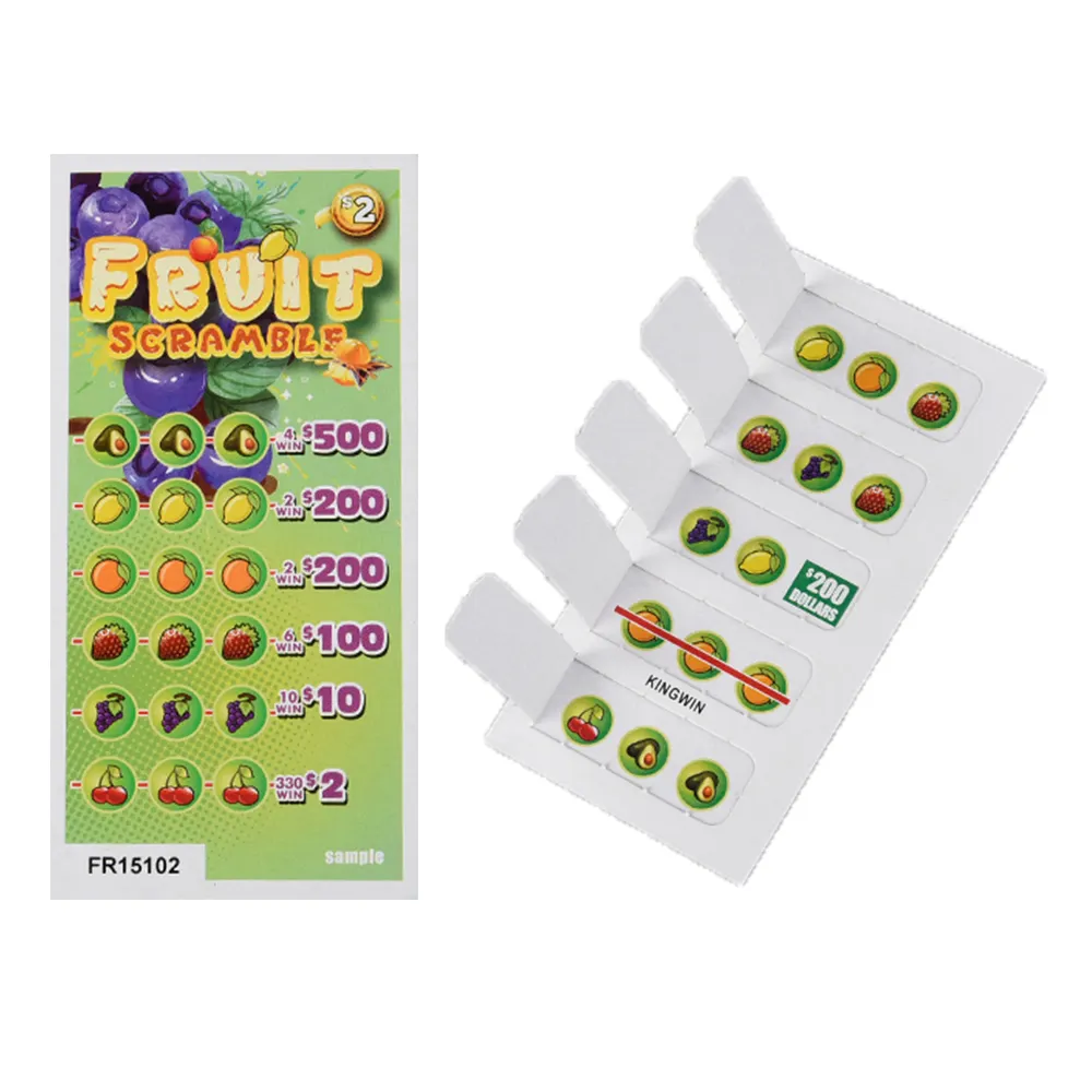 Stampa di alta qualità dei popolari biglietti per il gioco con la linguetta di Pull dei giochi con la linguetta dei biglietti della lotteria