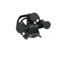 Compresseur d'air à piston 5,5 CV 3080 lubrifié, refroidi par air, alimenté en courant alternatif, avec valve et roulement