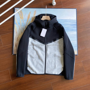 Vestes de sport pour hommes, vêtements décontractés d'automne et d'hiver, veste coupe-vent technique pour hommes, sweat à capuche entièrement zippé - Product Image 3