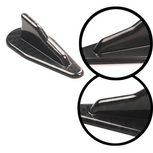 Accesorios de decoración exterior <span class=keywords><strong>para</strong></span> coche, aleta de tiburón negra, fibra de carbono, aleta de tiburón, decoración trasera, antena - Product Image 3