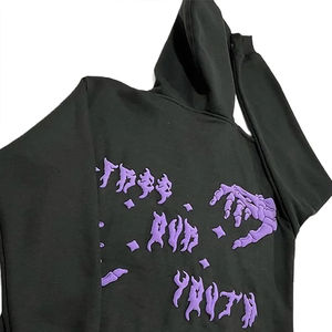 Sudaderas Extra Grandes para Hombre Diseñadas por el Fabricante, Logotipo Personalizado, Impresión Simple, MOQ Bajo, Precio Económico, Sudaderas con Estampado Puff para Hombre - Product Image 5