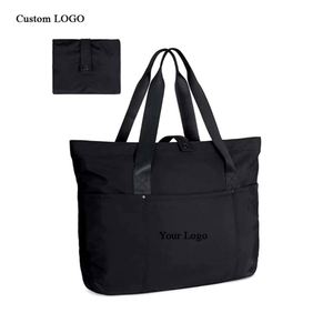 Sac fourre-tout en toile avec logo personnalisé, poche zippée, forme de ballon, pour événements promotionnels - Product Image 1