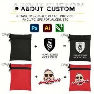 Bolsa de Accesorios de Golf Promocional, Bolsa de Nailon Portátil Impermeable para Tees de Golf, Mini Bolsa de Almacenamiento con Cierre Personalizado y Logotipo Bordado - Product Image 3