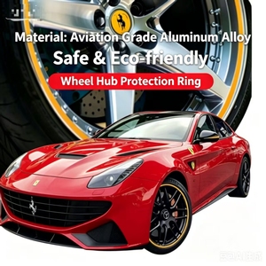 ชุดป้องกันขอบล้อรถยนต์ OEM ยี่ห้อ RIM PROTECTORS สำหรับ Tesla Model 3/Y วงแหวนป้องกันดุมล้ออะลูมิเนียม ขนาด 14-24 นิ้ว ใช้ได้กับรถยนต์อื่นๆ จำนวน 4 ชิ้น - Product Image 1