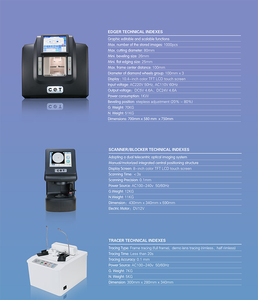 Máy mài tròng kính tự động không cần khuôn mẫu PLE-6800 3D với chức năng theo dõi khung, máy chế biến kính tùy chọn - Product Image 2