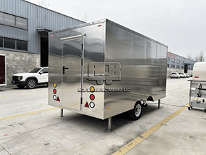 Remolque de Comida Comercial ACB con Construcción de Fibra de Vidrio y Aluminio, Cocina Móvil con Congelador Aislado en Venta en China y EE. UU. - Product Image 2