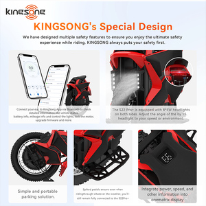 Vente en gros de trottinettes électriques à une roue S22 Pro+ avec moteur 4000W, batterie 1776Wh, vitesse maximale de 70 km/h, monocycle électrique à une roue - Product Image 5