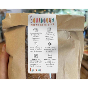200 étiquettes pour levain de 2 pouces, autocollants d'instructions d'entretien du pain au levain pour produits de boulangerie, cadeau pour boulangers - Product Image 4