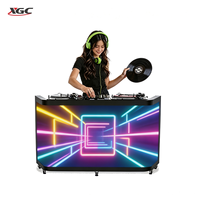 Écran d'affichage LED couleur pour table de DJ, haute fréquence de rafraîchissement, pour mariage, concert, boîte de nuit, bar, exposition, comptoir d'accueil, stand d'événement