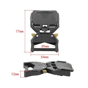 Collar de perro de nailon universal ajustable de 38mm de Liberación lateral rápida de Metal 45mm 7075 hebilla de cinturón de aluminio - Product Image 1