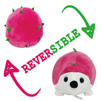 Jouets en peluche personnalisés déformables et transformables en forme de grenouille et de pastèque, avec doublure en maille, vente directe d'usine