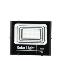Lampu Jalan Tenaga Surya RGB 400W All-In-One Berdaya Tinggi, Lampu Sorot LED Tahan Air IP66 dengan Bodi Aluminium, Pilihan Daya 100W-300W