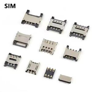 Nano Micro 6pin <span class=keywords><strong>8Pin</strong></span> thẻ Sim kết nối Push-push loại điện thoại di động Sim chủ thẻ ổ cắm cho ICS - Product Image 2