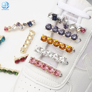 Glitter Crystal Shoelace Charms Multi Color Rhinestone Buckle Metal Shoe <strong>Lace</strong> <strong>Tag</strong> for AF1 Sneakers DIY Accessories - Product Image 2