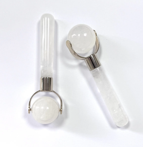 ลูกกลิ้งนวดหน้าหยกขาวธรรมชาติแบบหัวเดียว - Product Image 3