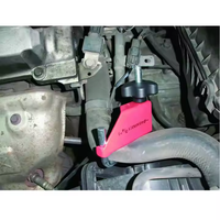 Kit de 4 pinces à tuyau professionnelles robustes en plastique, outils de serrage flexibles pour conduites de carburant et d'eau, pour réparation automobile