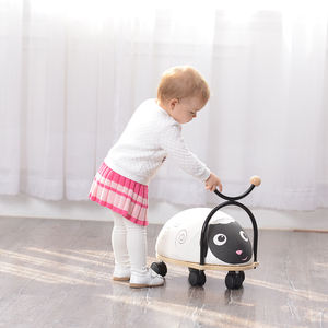 Vélo d'équilibre Lion pour enfant, voiture à roulettes, base en cuir PU, trotteur pour bébé de 2 à 4 ans, unisexe - Product Image 4