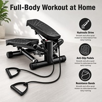 Pédales antidérapantes pour bandes de résistance à domicile, petit stepper d'exercice pour fitness
