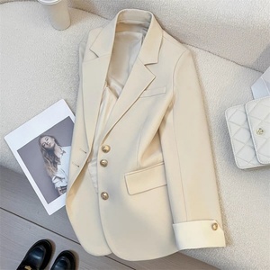 Nuevo Blazer de Moda Casual para Mujer de Oficina, Ecológico, de Manga Larga, con Botones y Bolsillos, Talla Grande, para Primavera y Otoño - Product Image 3