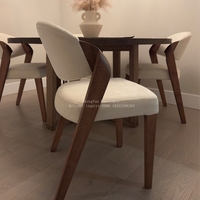 Table et chaises de salle à manger en bois de noyer de haute qualité à prix avantageux, style nordique, Angleterre, Grande-Bretagne, pour jardin, maison, hôtel, cuisine, bord de mer