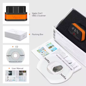 OBD2 Máy quét ELM327 <span class=keywords><strong>OBD</strong></span> 2 BT iCar 2 Công cụ xe ELM327 cho VGATE icar2 Android PC IOS đọc mã - Product Image 5