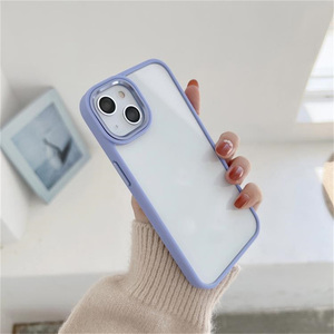 Custodia per telefono con protezione dell'obiettivo con struttura in metallo trasparente con superficie brillante per <span class=keywords><strong>iPhone</strong></span> 14 13 <span class=keywords><strong>Pro</strong></span> <span class=keywords><strong>Max</strong></span> 12 <span class=keywords><strong>11</strong></span> 7 8 Plus custodia antiurto - Product Image 3