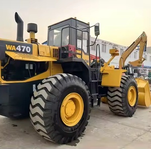 Cargadora de Ruedas Komatsu 470 WA470 Usada Original a Bajo Precio, Equipo de Construcción WA380, Cargadora Frontal Japonesa en Buenas Condiciones - Product Image 1