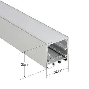 Tanda Huruf Ekstrusi Aluminium Harga Rendah Kerangka Lampu Tabung Strip LED Di Sri Frankfurt Bohlam Perumahan LED Profil Aluminium