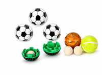 Balle désodorisante pour chaussures de sport en forme de ballon de football avec contrôle de l'humidité et fraîcheur de 60 à 90 jours pour les crampons de football, les sacs de sport et les casiers
