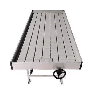Tables de culture hydroponique mobiles <span class=keywords><strong>en</strong></span> plastique de haute qualité pour systèmes de culture par flux et reflux <span class=keywords><strong>en</strong></span> serres agricoles - Product Image 1