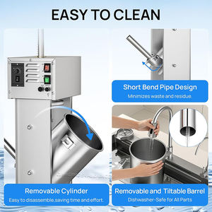 Macchina per Salsicce Hot Dog, Insaccatrice per Carne, Riempitrice per Uso Domestico, Macchina Automatica per Fare Salsicce di Prosciutto e Pesce - Product Image 4