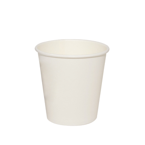 Bicchieri di cartone bianchi da 90 ml usa e getta per bevande calde e fredde - Product Image 1