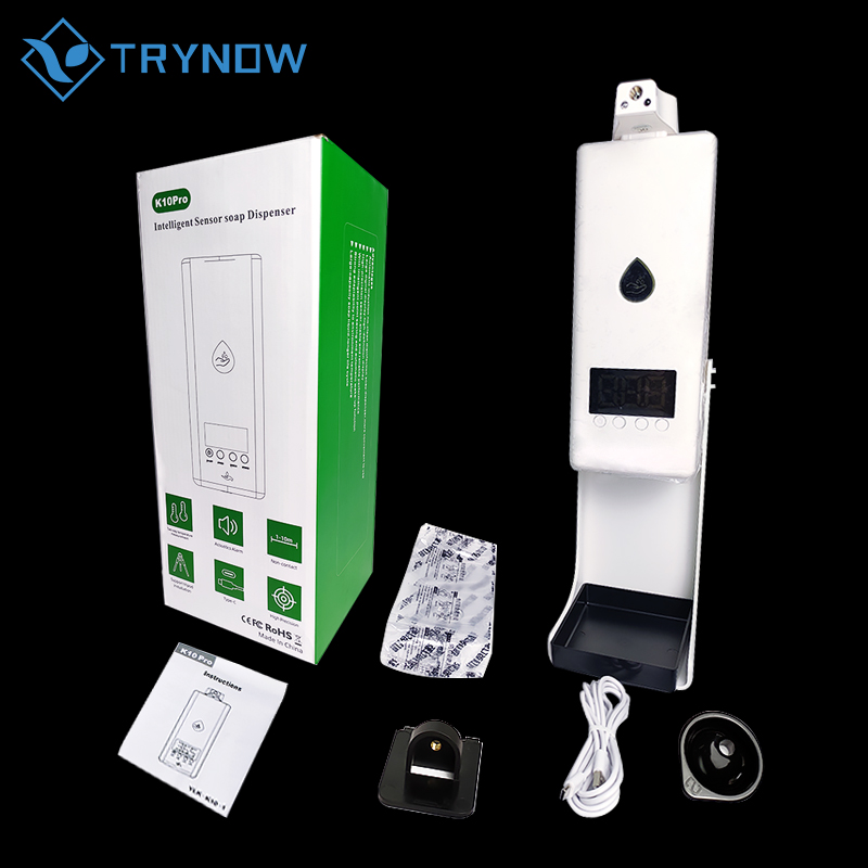 K10 Pro 850 мл Автоматический Датчик диспенсер для мыла пена и гель/спрей и гель с термометром