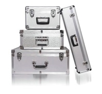 Petit étui de vol en aluminium personnalisé, étui rigide pour instruments, étui de transport pour le stockage