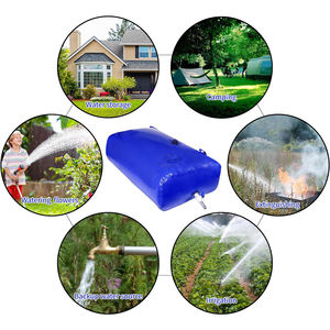50-100ガロン100-1000リットル折りたたみ式PVCレインバレル雨水収集システムガーデン灌漑用 - Product Image 6