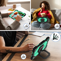 Étui antichoc 360 Armor pour Redmi Pad 2 SE 9.7 2026 avec support rotatif et bandoulière, adapté aux enfants, OEM ODM