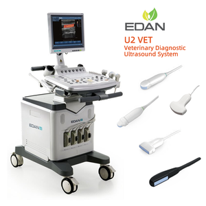 เครื่องอัลตราซาวนด์วินิจฉัยโรคสัตว์ EDAN U2 VET หน้าจอ LCD 15 นิ้ว ระบบ B/M ภาพสี PDI สำหรับการตรวจสุนัขและแมว - Product Image 4