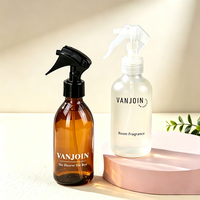 Diffuseur d'ambiance parfumé Amber Frosted, vaporisateur d'intérieur, brume fine, parfum d'ambiance, flacon vaporisateur fleuri, ensemble d'emballage