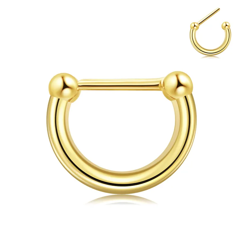 Factory Wholesale Nose Rings Bulk 316L Stainless Steel Jewellery Nose Rings