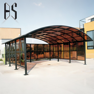 Toldo de Aluminio <span class=keywords><strong>para</strong></span> Balcón, Paneles de Policarbonato (PC), Resistente al Viento <span class=keywords><strong>y</strong></span> al Agua, Tamaño Personalizado - Product Image 2