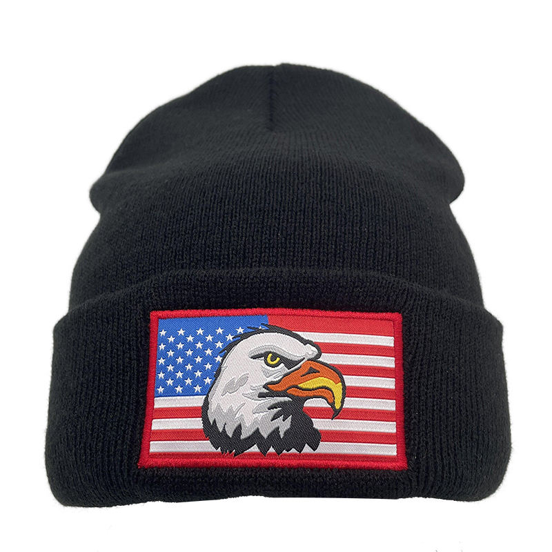 Eagles Winter Hats Hot Selling Custom Knitted Beanie Caps