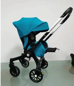 4 In 1 Baby Stroller Safety Basket Safety Seat Cradle Stroller Converts To Car Seat