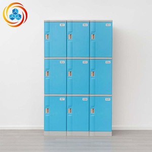 ตู้เก็บของแบบโมดูลาร์ 3 ชั้น 9 ประตู วัสดุ ABS พลาสติก ทนทาน เป็นมิตรกับสิ่งแวดล้อม กันน้ำ สีสันสดใส สำหรับห้องออกกำลังกาย ขายดี - Product Image 4