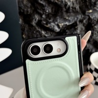 Étui de téléphone portable pliable en cuir PU de qualité supérieure, magnétique, à rabat, protection intégrale, antichoc, pour iPhone Duo 18 Fold