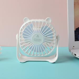 พัดลมตั้งโต๊ะขนาดเล็กแบบชาร์จไฟได้ เงียบ หมุนได้ 360 องศา และปรับได้ - Product Image 3