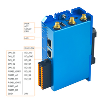 Controlador PLC Industrial con Gateway IOT, USB, GPSTCP, RTC, RS485, 4G LTE, WiFi, Compatible con Linux OpenWRT para Programación de PLC