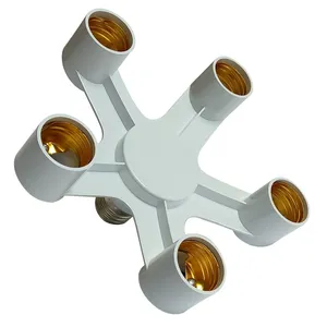 <span class=keywords><strong>E27</strong></span> Để <span class=keywords><strong>E27</strong></span> Đèn Đầu Chuyển Đổi Nhựa Brass Bóng Đèn Chủ Đèn Chùm Chiếu Sáng Lịch Thi Đấu Với Vít Phong Cách Thiết Kế Mới Đèn Cơ Sở - Product Image 2