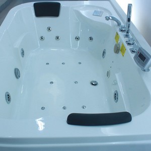 Baignoires Jacuzzi pour 2 Personnes FACING-TO-FACING, Hydromassage Intégré de Haute Qualité, Baignoires à Bulles pour Couples, Baignoires de Trempage WASOM - Product Image 6