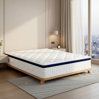 Matelas de luxe orthopédique à ressorts ensachés en mousse à mémoire de forme, taille King Size, avec surmatelas en latex naturel, qualité hôtelière 5 étoiles, pour chambre à coucher